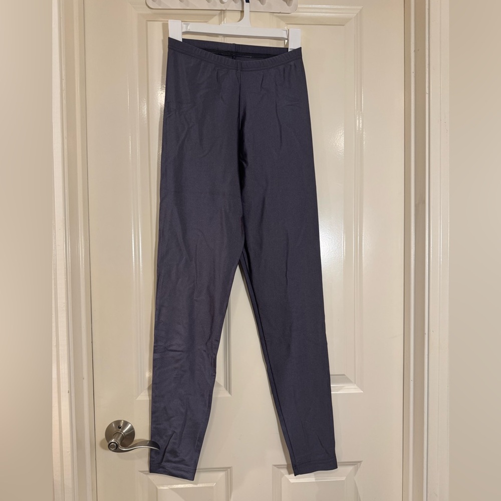 American Apparel Silver Leggings. Size XL